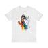 Rainbow Belly Dancer's Pose - Short Sleeve Tee Ash
